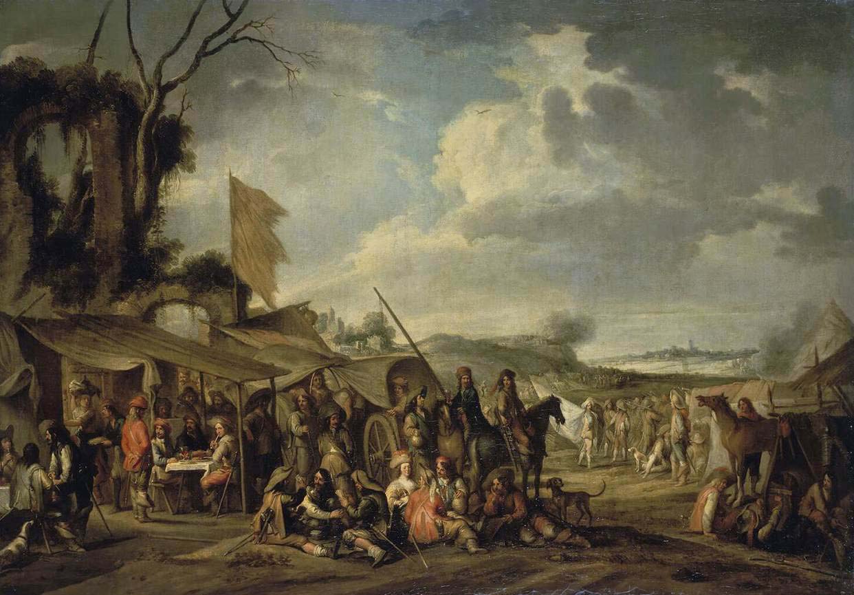 A Camp by the Ruins